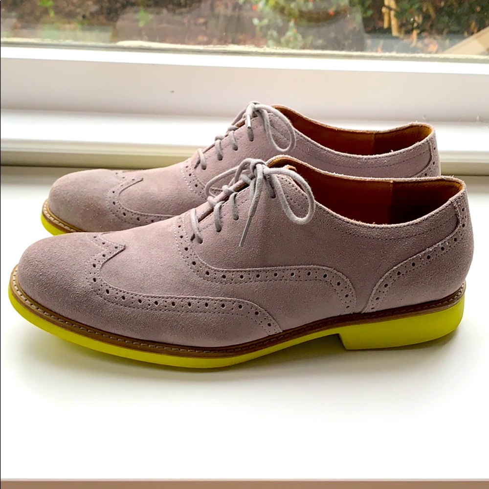 Cole Haan Zero Grand Grey Suede Oxford Men’s Shoes